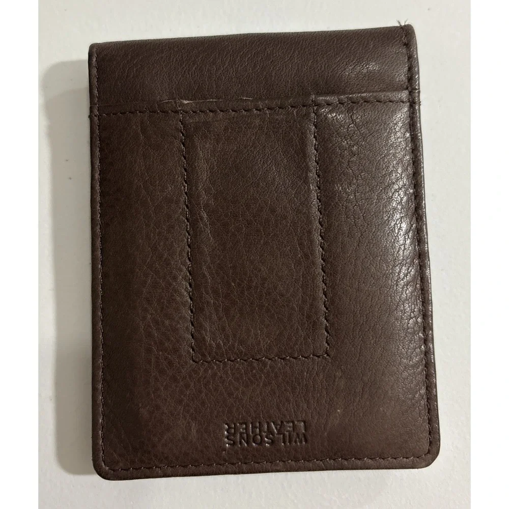 Wilsons Leather Brown Bifold Wallet‎ - No Money Clip - Otherwise EUC